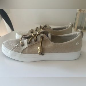 Tan/Gold Sperry Top Siders